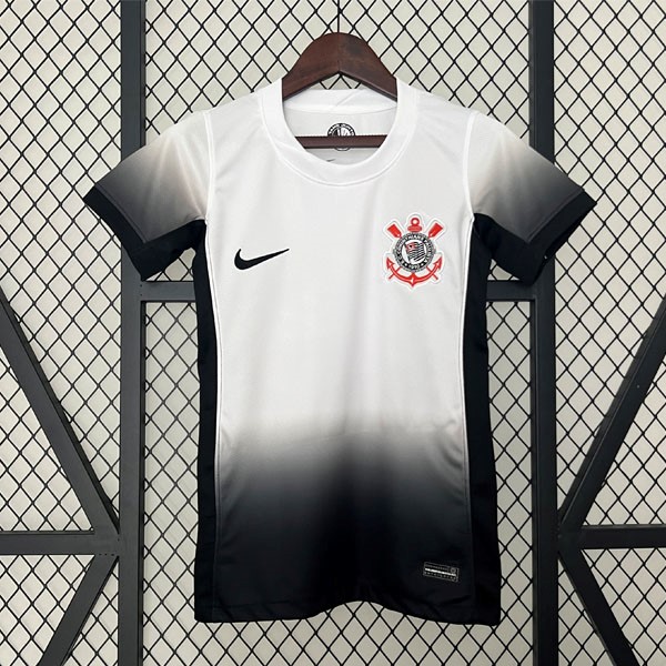 Camiseta Corinthians Replica Primera Ropa Mujer 2024/25